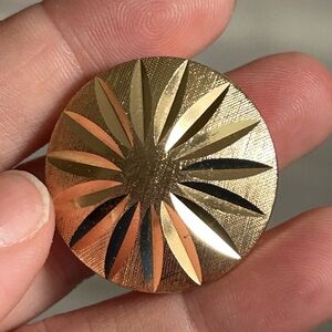 4/$50 Gold 1970 WEST GERMANY Accessory scarf clip 💛